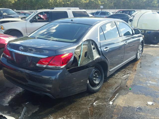 4T1BK3DBXBU404916 - 2011 TOYOTA AVALON GRAY photo 4