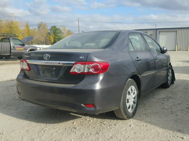 JTDBU4EE9B9145092 - 2011 TOYOTA COROLLA GRAY photo 4