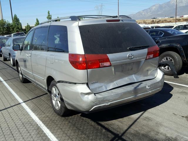 5TDZA23CX5S317536 - 2005 TOYOTA SIENNA SILVER photo 3