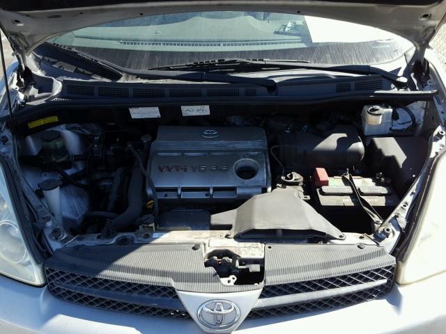 5TDZA23CX5S317536 - 2005 TOYOTA SIENNA SILVER photo 7