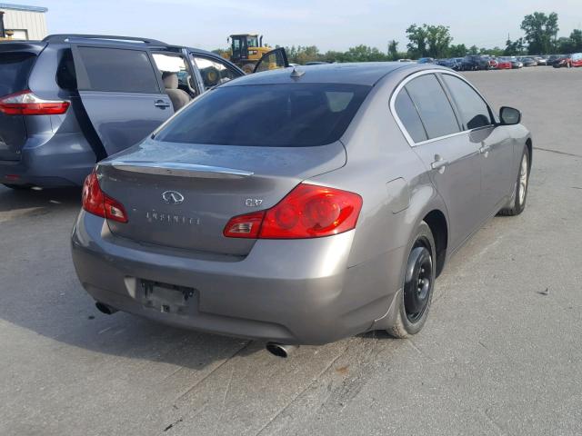 JNKCV61E89M307545 - 2009 INFINITI G37 BASE SILVER photo 4