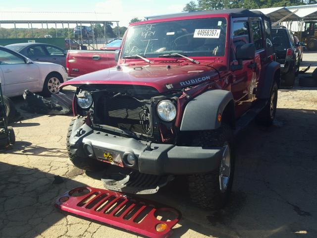 1C4BJWFG6CL166832 - 2012 JEEP WRANGLER U RED photo 2
