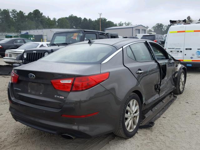 5XXGN4A78EG276368 - 2014 KIA OPTIMA EX BROWN photo 4