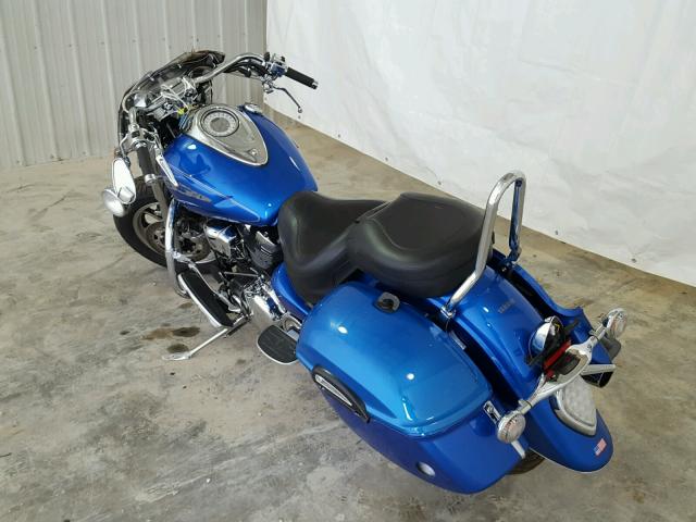 JYAVP28E9DA005030 - 2013 YAMAHA XV1700 AS BLUE photo 3