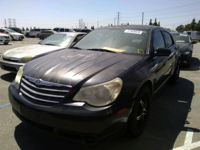 1C3LC46K97N557561 - 2007 CHRYSLER SEBRING BLACK photo 2