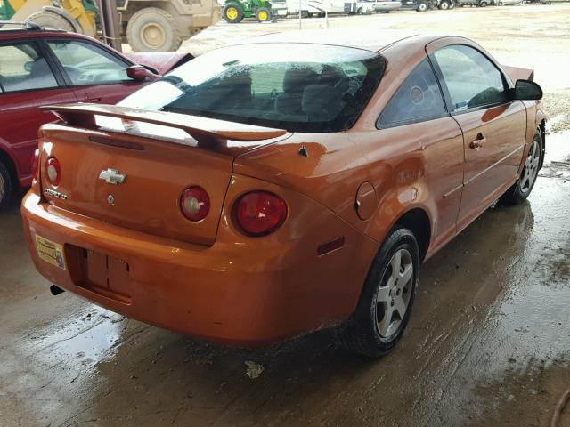 1G1AL15F077108787 - 2007 CHEVROLET COBALT LT ORANGE photo 4