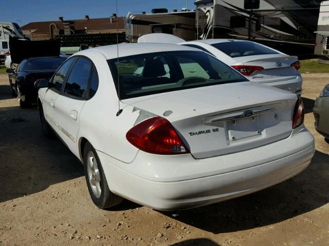 1FAFP5328YA178072 - 2000 FORD TAURUS WHITE photo 3