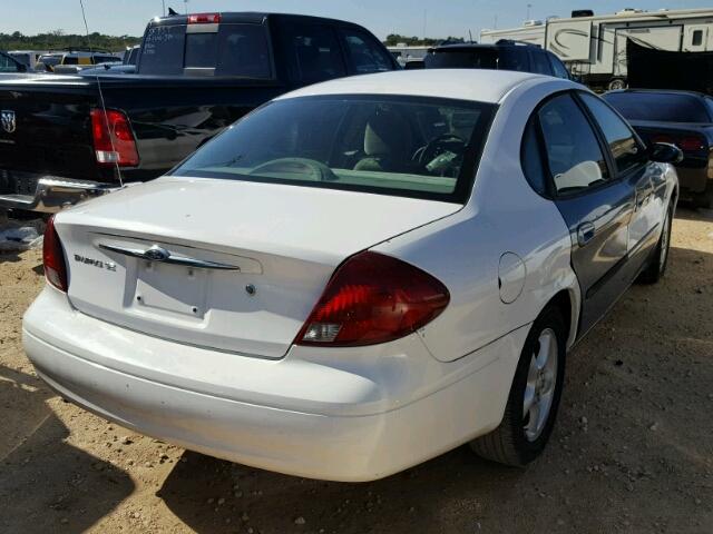 1FAFP5328YA178072 - 2000 FORD TAURUS WHITE photo 4