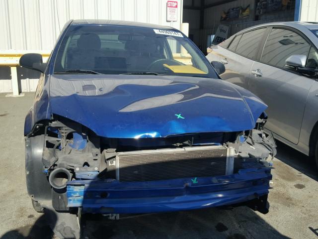 1G1AK15F267600240 - 2006 CHEVROLET COBALT LS BLUE photo 10