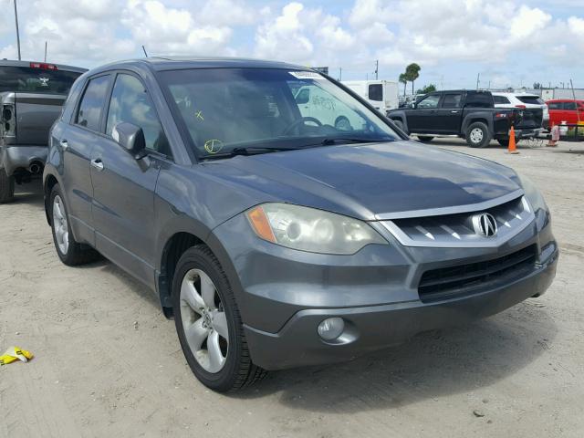 5J8TB18299A001658 - 2009 ACURA RDX GRAY photo 1