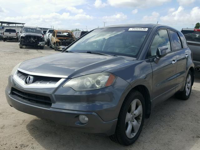 5J8TB18299A001658 - 2009 ACURA RDX GRAY photo 2