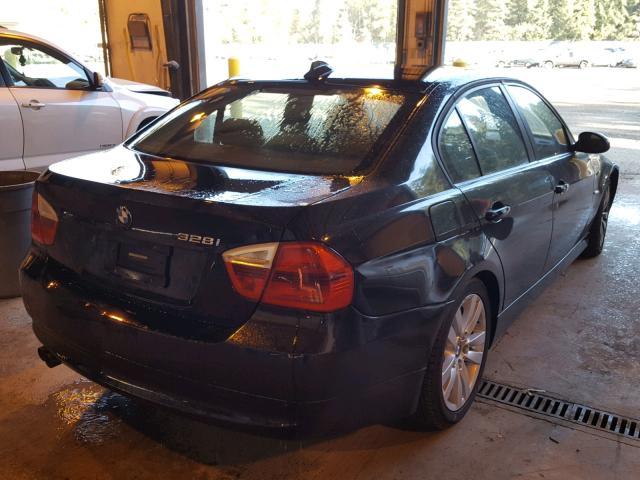 WBAVC53537FZ76568 - 2007 BMW 328 I SULE BLACK photo 4