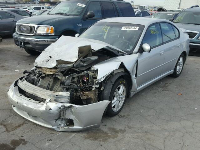 4S3BL616257227940 - 2005 SUBARU LEGACY 2.5 SILVER photo 2