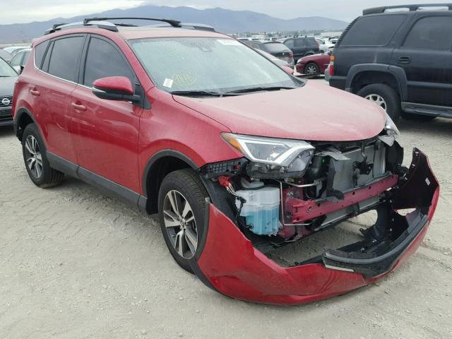 JTMWFREV9HJ134447 - 2017 TOYOTA RAV4 XLE RED photo 1