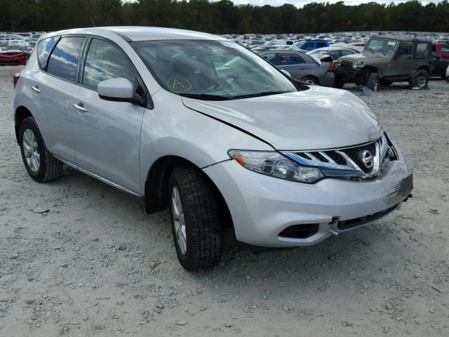 JN8AZ1MU0EW409170 - 2014 NISSAN MURANO S SILVER photo 1