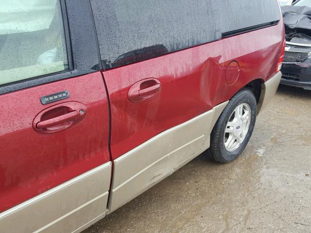 2FMDA58264BA36776 - 2004 FORD FREESTAR RED photo 9