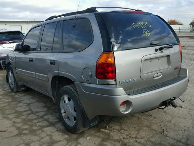 1GKDT13S722154180 - 2002 GMC ENVOY TAN photo 3