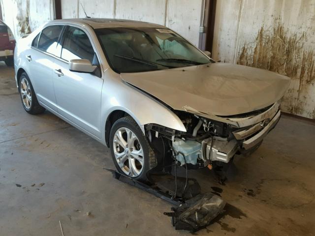 3FAHP0HA8CR432082 - 2012 FORD FUSION SILVER photo 1