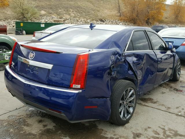 1G6DC5E53C0149858 - 2012 CADILLAC CTS BLUE photo 4