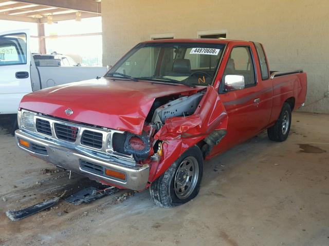 1N6SD16S7VC340244 - 1997 NISSAN TRUCK KING RED photo 2