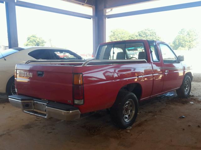 1N6SD16S7VC340244 - 1997 NISSAN TRUCK KING RED photo 4