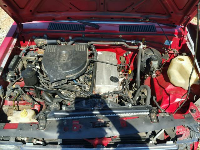 1N6SD16S7VC340244 - 1997 NISSAN TRUCK KING RED photo 7