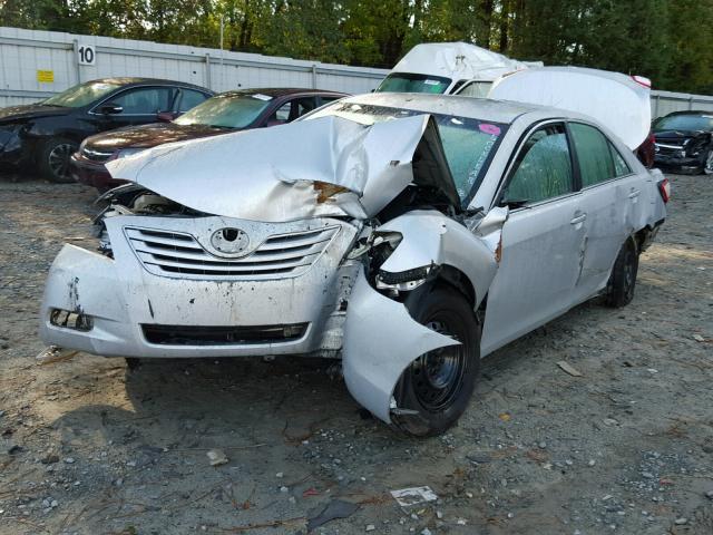 4T1BE46K57U722508 - 2007 TOYOTA CAMRY NEW SILVER photo 2