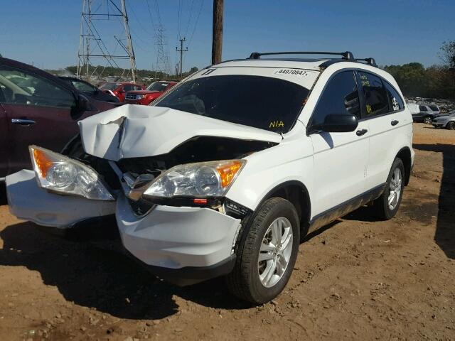 JHLRE3H58BC004232 - 2011 HONDA CR-V EX WHITE photo 2