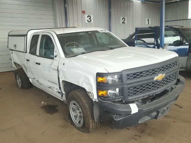 1GCVKPEH2EZ315327 - 2014 CHEVROLET SILVERADO WHITE photo 1