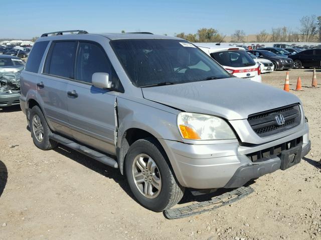 2HKYF18615H560250 - 2005 HONDA PILOT EXL SILVER photo 1