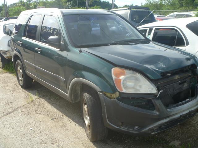 JHLRD68494C016727 - 2004 HONDA CR-V LX GREEN photo 1