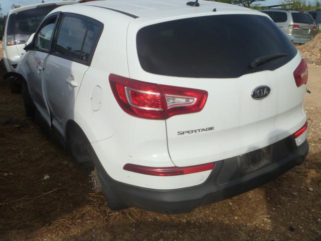 KNDPB3A20C7309313 - 2012 KIA SPORTAGE B WHITE photo 3