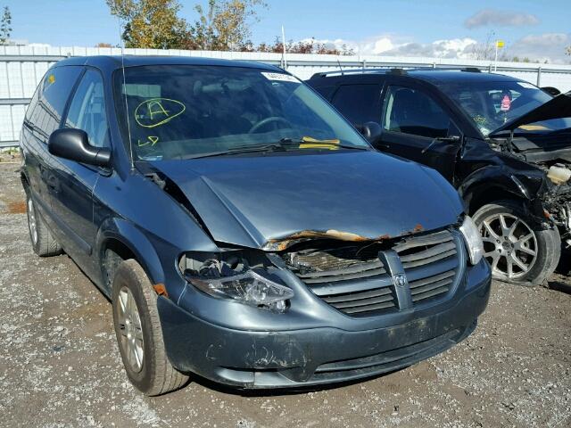 1D4GP25R15B413170 - 2005 DODGE CARAVAN SE BLUE photo 1