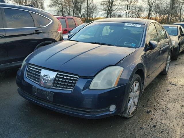 1N4BA41E84C863789 - 2004 NISSAN MAXIMA SE BLUE photo 2