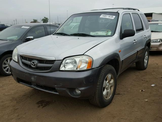 4F2CZ96134KM27643 - 2004 MAZDA TRIBUTE ES GRAY photo 2