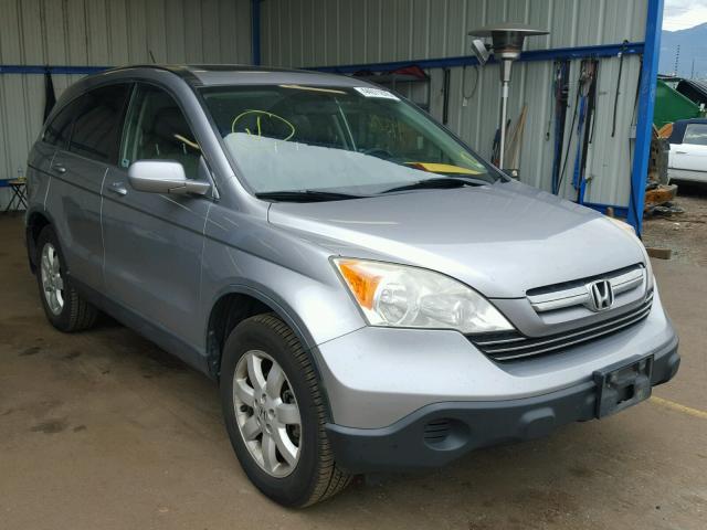 JHLRE48767C119815 - 2007 HONDA CR-V EXL SILVER photo 1