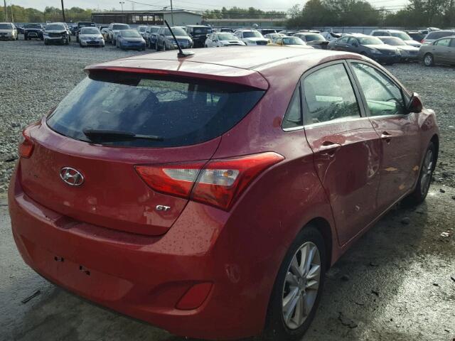 KMHD35LH3FU239787 - 2015 HYUNDAI ELANTRA GT RED photo 4