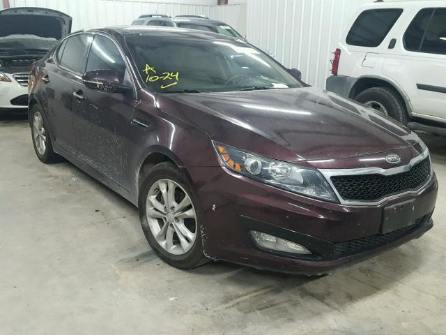 5XXGN4A76CG086193 - 2012 KIA OPTIMA EX PURPLE photo 1