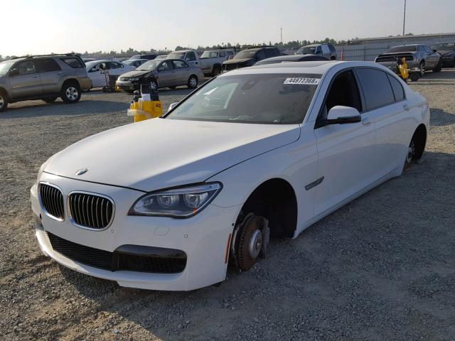 WBAYE8C51ED134880 - 2014 BMW 750 LI WHITE photo 2