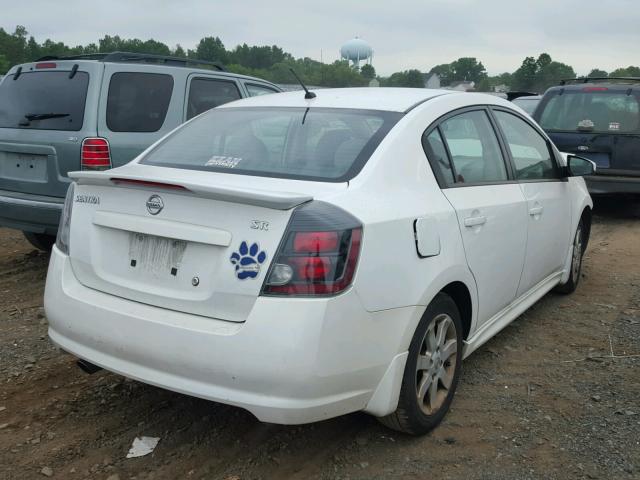 3N1AB6AP4CL728959 - 2012 NISSAN SENTRA 2.0 WHITE photo 4