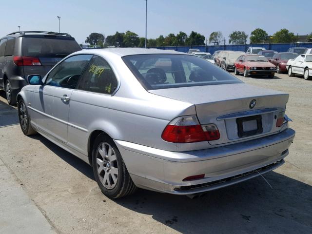 WBABM3346YJN88261 - 2000 BMW 323 CI SILVER photo 3