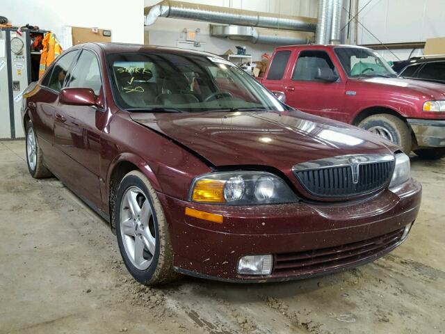 1LNHM87A3YY817573 - 2000 LINCOLN LS BURGUNDY photo 1