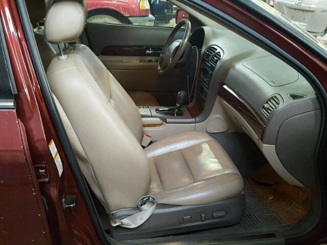 1LNHM87A3YY817573 - 2000 LINCOLN LS BURGUNDY photo 5