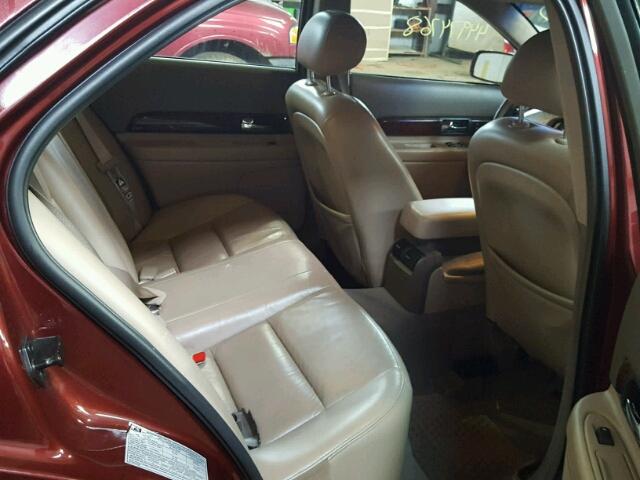 1LNHM87A3YY817573 - 2000 LINCOLN LS BURGUNDY photo 6
