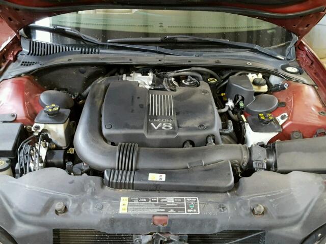 1LNHM87A3YY817573 - 2000 LINCOLN LS BURGUNDY photo 7