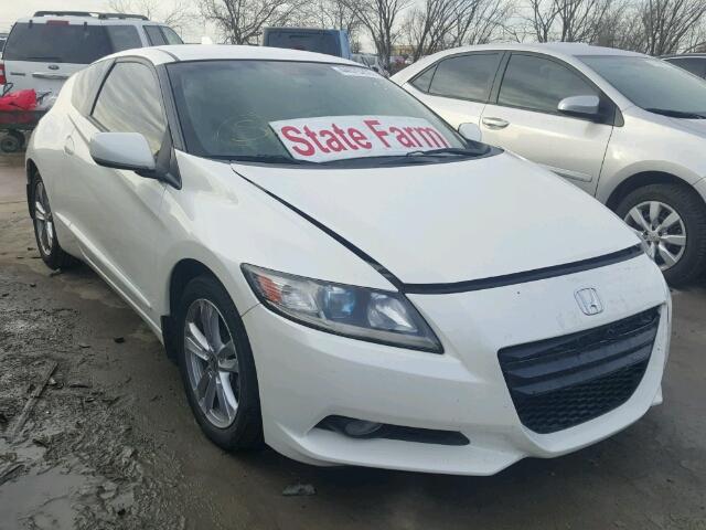 JHMZF1D67BS002022 - 2011 HONDA CR-Z EX WHITE photo 1