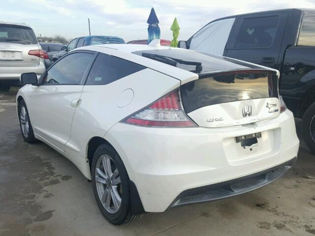 JHMZF1D67BS002022 - 2011 HONDA CR-Z EX WHITE photo 3