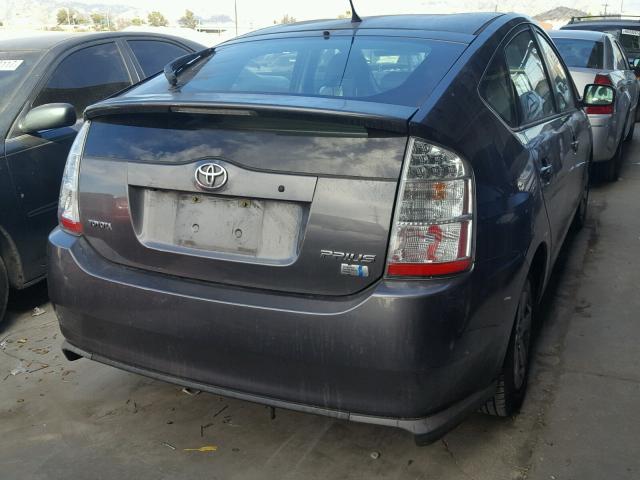 JTDKB20U083425407 - 2008 TOYOTA PRIUS GRAY photo 4