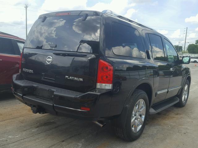 5N1AA0NE8AN620469 - 2010 NISSAN ARMADA PLA BLACK photo 4