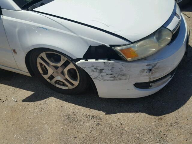 1G8AL52F23Z111623 - 2003 SATURN ION LEVEL WHITE photo 9